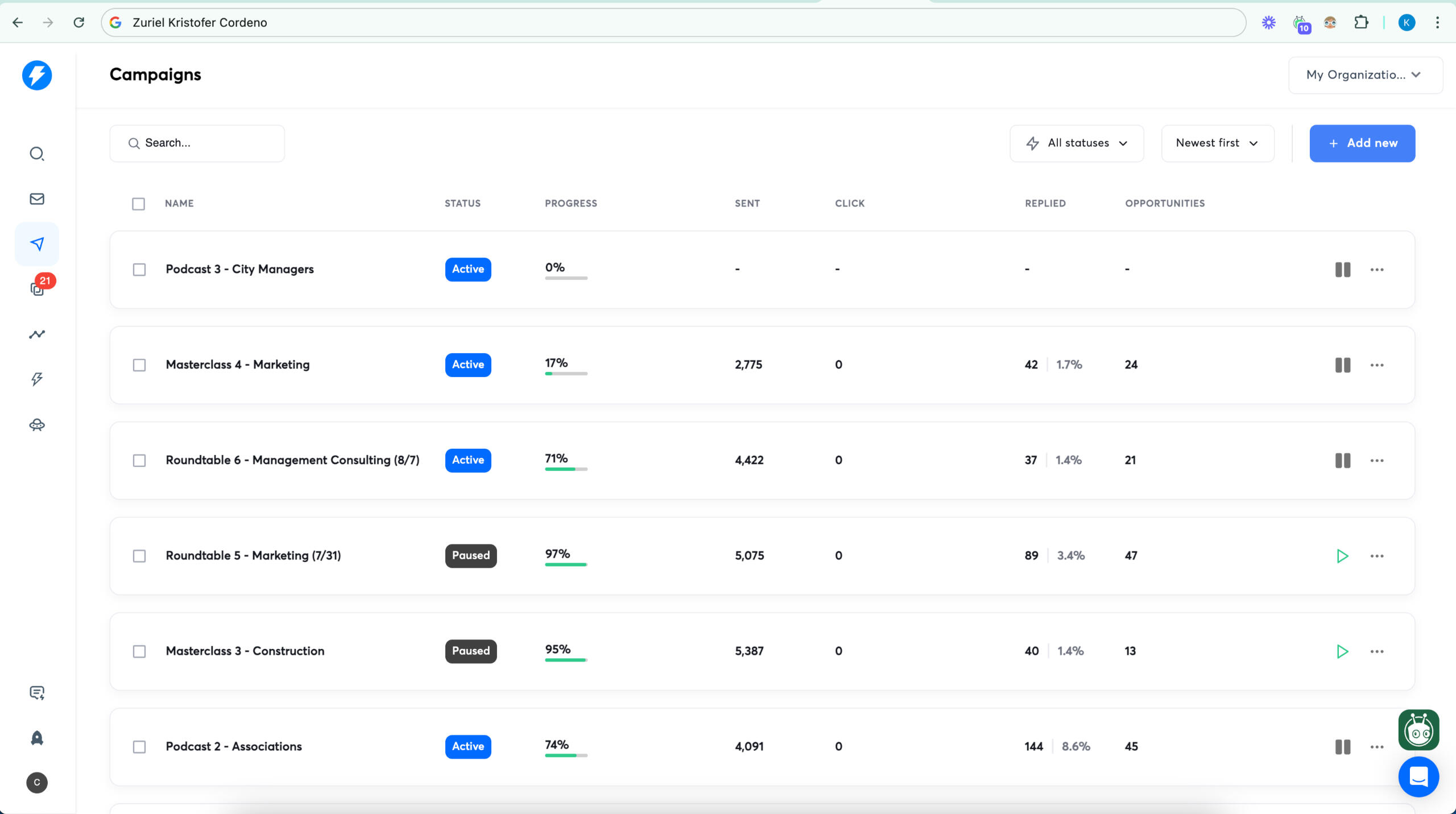 150+ B2B Leads for a Consulting Firm in Fort Lauderdale
